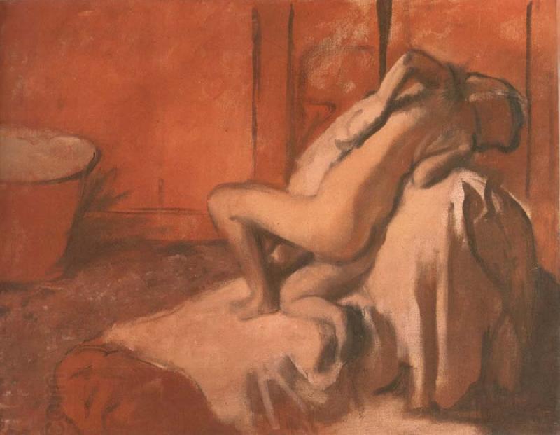 Edgar Degas After the Bath oil painting picture